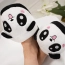 Kapcie panda wsuwane papcie pluszowe serduszka – zdjęcie 4