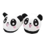 Kapcie panda wsuwane papcie pluszowe serduszka