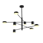 Nowoczesna lampa wisząca sufitowa LED loft 8 ramion