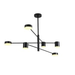 Nowoczesna lampa wisząca sufitowa LED loft 6 ramion