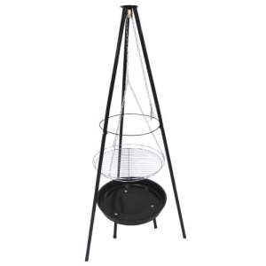 Grill wiszący na trójnogu, trójnóg 52cm