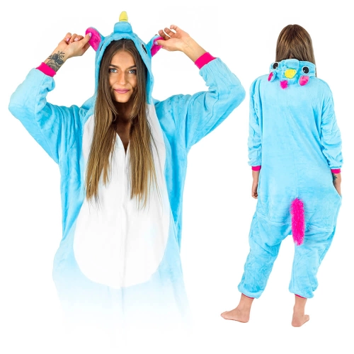 Kostium Onesie blue pink pegasus  L 1.jpg