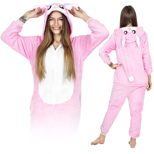Kostium Onesie pink rabbit M 1.jpg