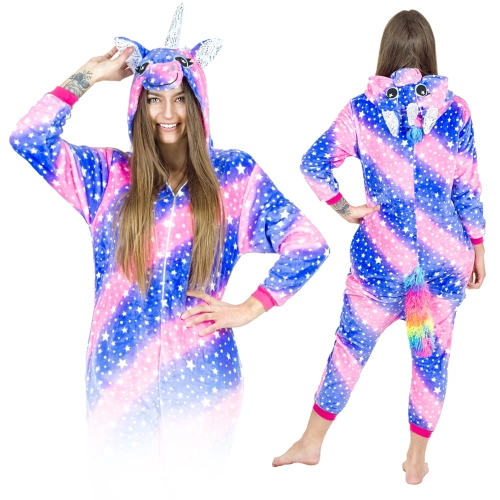 Kostium Onesie violet-pink unicorn M 1.jpg