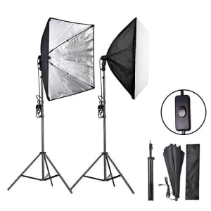 Softbox 50 × 70 cm ze statywem 210 cm – zestaw oświetleniowy E27