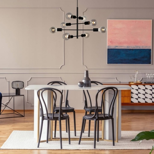 Nowoczesna lampa wisząca sufitowa loft 8 ramion – zdjęcie 2