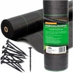 Agrowłóknina 1,1m x 50m 70g agrotkanina 50 szpilek | GoGarden