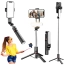 Selfie stick z lampą LED i funkcją statywu
