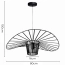 Lampa sufitowa kapelusz nowoczesna czarna 80cm – zdjęcie 10