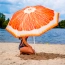 Parasol plażowy pomarańcza – zdjęcie 9