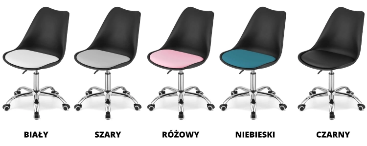 Fotel obrotowy biurowy krzesło biurowe obrotowe czarne – zdjęcie 12