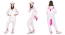 Różowy jednorożec Kigurumi Onesie dres piżama kombinezon – zdjęcie 2