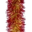 Łańcuch na choinkę czerwono-złoty 10cm 6m – zdjęcie 6