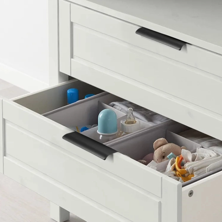 Uchwyt meblowy krawędziowy czarny Apollo 130 mm – zdjęcie 3