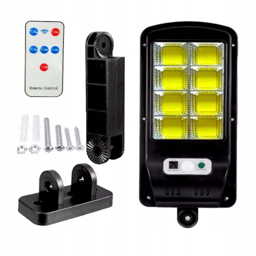 Lampa solarna uliczna latarnia 160LED COB + pilot – zdjęcie 2