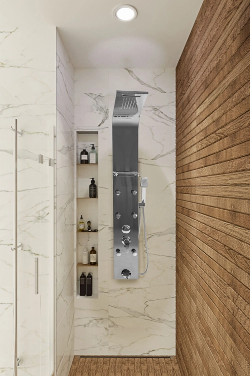 Bateria panel prysznicowy CHROME – zdjęcie 5