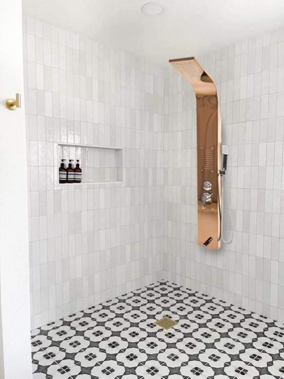 Bateria panel prysznicowy ROSE GOLD – zdjęcie 4