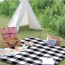 Koc piknikowy plażowy z izolacją wodoodporny mata 195x200 – zdjęcie 6