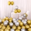 Balony metaliczne - złote srebrne – zdjęcie 2