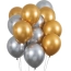 Balony metaliczne - złote srebrne – zdjęcie 4