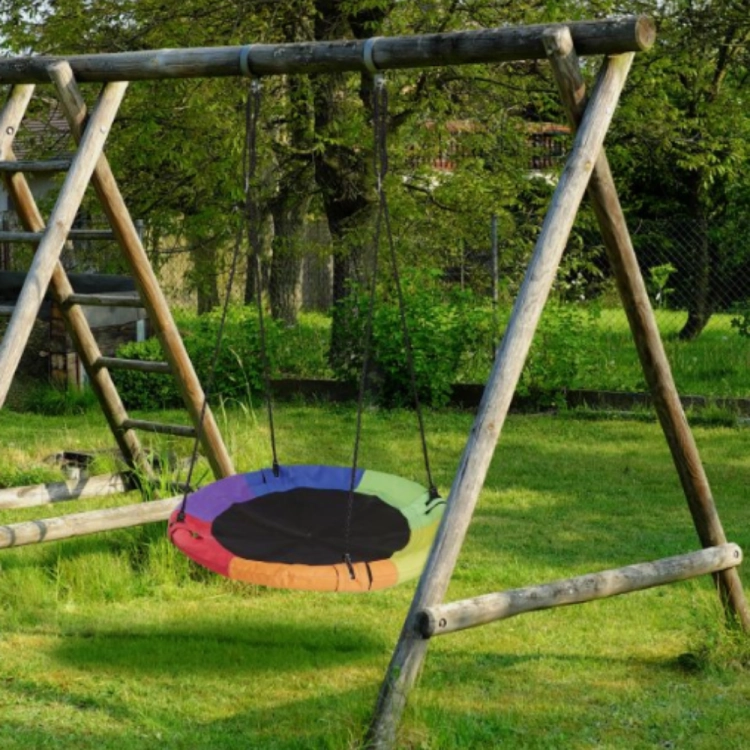 Huśtawka ogrodowa dla dzieci bocianie gniazdo hamak fotel wiszący mocny xl | GoGarden – zdjęcie 10