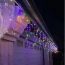 Lampki kurtyna światełka łańcuch świąteczne zewnętrzne sople 300 LED 12m – zdjęcie 7