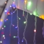 Lampki kurtyna światełka łańcuch świąteczne zewnętrzne sople 300 LED 12m – zdjęcie 8