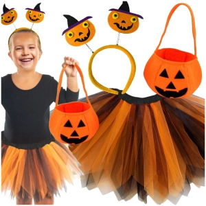Przebranie halloween dla dziewczynki 3w1