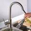 Bateria kuchenna wyciągana wylewka stojąca inox elastyczna ruchoma srebrna – zdjęcie 3