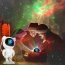Projektor gwiazd nocna lampa kosmos LED rzutnik dla dzieci astronauta pilot – zdjęcie 9