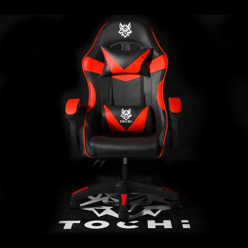 Fotel gamingowy HERO czarno-czerwony – zdjęcie 2