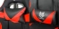 Fotel gamingowy HERO czarno-czerwony – zdjęcie 7