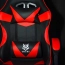 Fotel gamingowy HERO czarno-czerwony – zdjęcie 11