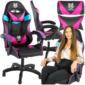 Fotel gamingowy HERO czarno-kolorowy