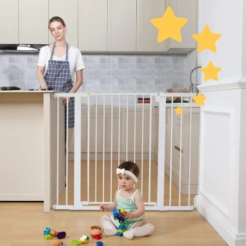 Barierka bramka rozporowa zabezpieczająca dziecko schody drzwi balustrada – zdjęcie 2