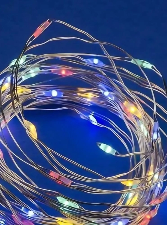 Anielskie włosie 200LED światełka multikolor – zdjęcie 5