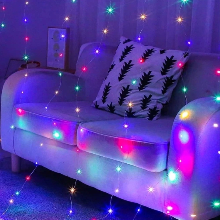 Anielskie włosie 200LED światełka multikolor – zdjęcie 9