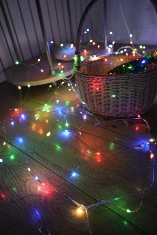 Anielskie włosie 200LED światełka multikolor – zdjęcie 10