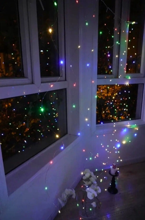 Anielskie włosie 200LED światełka multikolor – zdjęcie 11