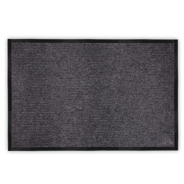Wycieraczka mata do butów pod drzwi prążkowana szara zewnętrzna 80x120 cm – zdjęcie 10