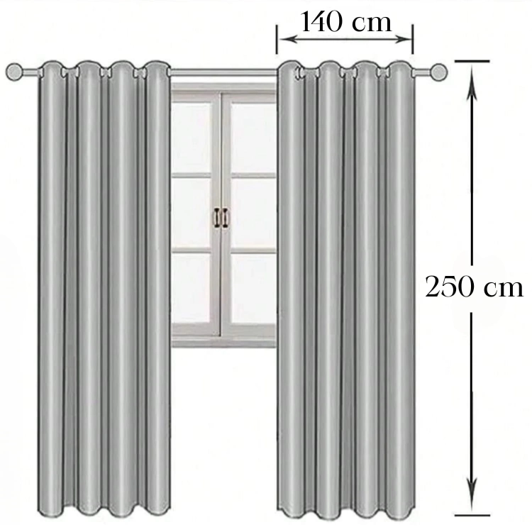 Firanka na przelotkach 250x140 cm – zdjęcie 10
