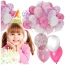 Balony konfetti białe kremowe urodziny impreza 26 cm mocne wytrzymałe 25 szt