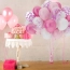 Balony konfetti białe kremowe urodziny impreza 26 cm mocne wytrzymałe 25 szt – zdjęcie 5