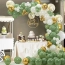 Girlanda balonowa zielony złoty balony na urodziny konfetti chrzciny 101szt – zdjęcie 8