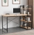 Biurko loft z półkami dąb naturalny – zdjęcie 2