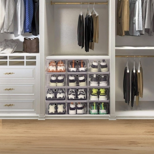 Pudełka na buty szafka regał mocne modułowe do garderoby korytarz 33x23x14 – zdjęcie 2