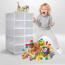 Pojemnik na buty regał szafka zabawki kosmetyki mocne modułowe 33x23x14 cm – zdjęcie 11