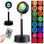 Lampa led zachód słońca sunset usb z pilotem 16 kolorów projektor 4 tryby – zdjęcie 5
