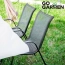 Meble ogrodowe czarne zestaw stół + sofa + 2 krzesła | GoGarden – zdjęcie 9