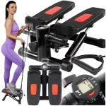 Stepper prosty 2w1 z linkami oporowymi i wyświetlaczem LCD